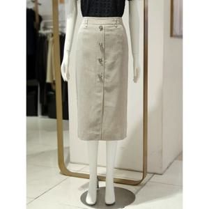 [에꼴드파리]MARIO버튼 장식 H 라인 스커트 20ZRB45WSAM20Z