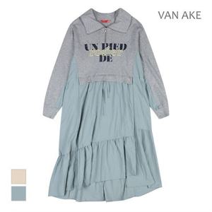 [반에이크]MARIO캐주얼 배색프린트 원피스_VB33OPUD01Z