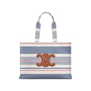 셀린느 스트라이프 텍스타일 카프스킨 라지 카바스 타이스 멀티컬러 196762FYN-14ML