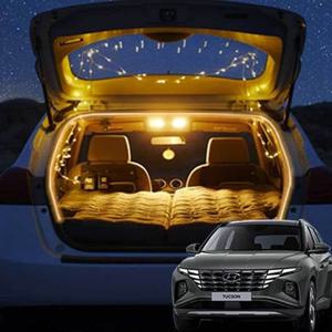 투싼 NX4 차박 식빵등 LED 트렁크 조명 감성무드