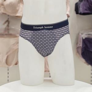 [트라이엄프] 네이비 탁텔 아웃밴드 브리프 삼각팬티 TEMBF711