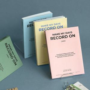 2026 레코드온 다이어리 프리 위클리 B6 플래너 투명커버