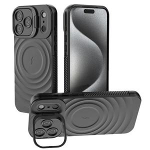 아이폰17 에어 프로 맥스 맥세이프 웨이브패턴 매트거치대케이스