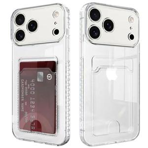 1+ 1 아이폰17 에어 프로 맥스 카드슬롯 투명젤리 핸드폰 케이스