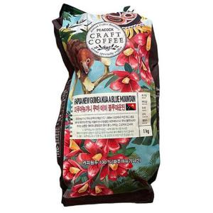 피코크 파푸아뉴기니 쿠아 에이 블루마운틴 1kg (홀빈 원두) x 1개 a46893