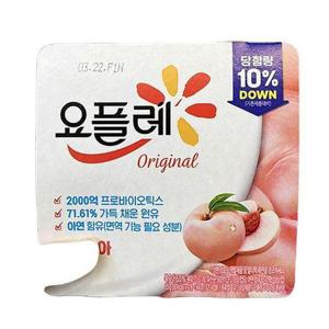 빙그레 요플레 복숭아 4입(85gx4) x 2개 a47761