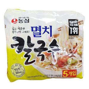 [농심] 멸치 칼국수(98gX5입) 490g 45056