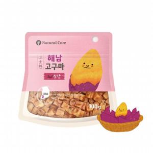네츄럴코어 고소한 해남고구마 소간 100g 강아지간식