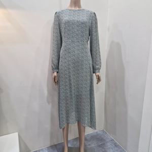 [더아이잗]더아이잗 퍼프 슬리브 잔꽃 쉬폰 원피스 IM4P0OP03