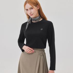 [매긴]자수 핀턱 티셔츠_PBMF5F1TS6520