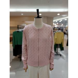 [오프리미츠]MARIO오프리미츠  라운드꽈배기집업니트가디건  B25KC2306