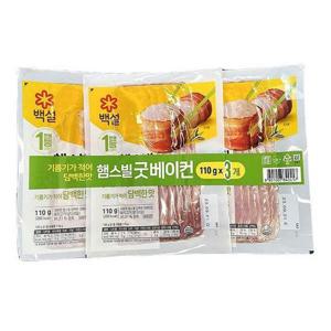 백설 햄스빌 굿베이컨 110g x 3개입 x 1개 88372