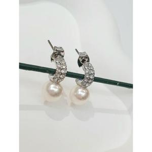 [이쁜] 큐빅진주 이어링 귀걸이