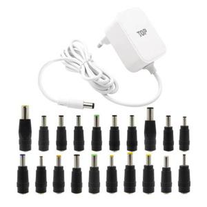 HDTOP DC 12V 2A CCTV 어댑터 화이트 1.5M 20종 젠더 HT-AD163