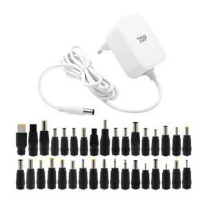 HDTOP DC 12V 2A CCTV 어댑터 화이트 1.5M 34종 젠더 HT-AD166