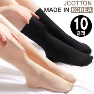 두꺼운 100데니아 발목 스타킹양말, 여자여성패션 베이직 삭스