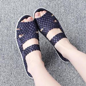 [잇백잇슈] 위빙오픈토단화 데일리 캐주얼 가벼운