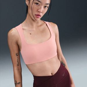 나이키브라탑 SQJ HQ3957-685 젠비 여성 라이트 서포트 라이틀리 라인드 스포츠 브라