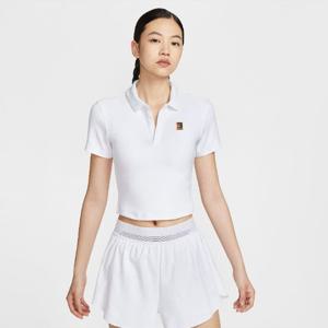 나이키반팔티 SQJ HJ8993-100 코트 헤리티지 여성 반팔 크롭 테니스 폴로셔츠