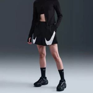 나이키반바지 SQJ HV2360-010 스포츠웨어 여성 미드라이즈 쇼츠