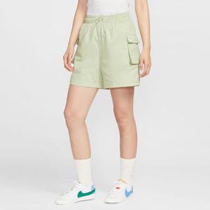 나이키반바지 SQJ IH9273-397 스포츠웨어 여성 우븐 하이웨이스트 쇼츠