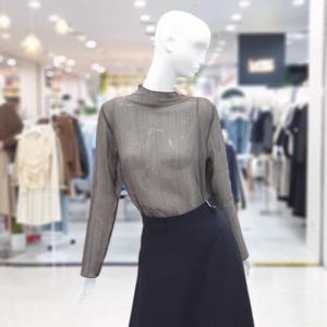 abfz sh06 반폴라 시스루 블라우스 SLBQZ4B31J