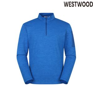 [웨스트우드]남성 봄 가을 우븐 배색 등산 집업셔츠 WO1MTTS303