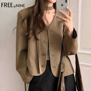 [프리나인]초커타이자켓FRJ53019A