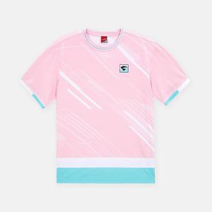 비트로 사선 그래픽 남성 반팔 티셔츠 RT-12423