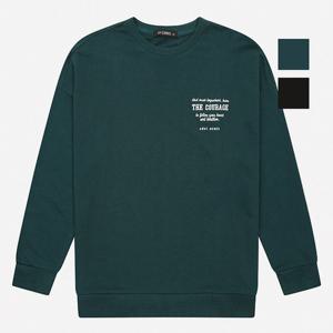 [뱅뱅] 공용 레터링 레이어드 오버핏 맨투맨 (NTI626)