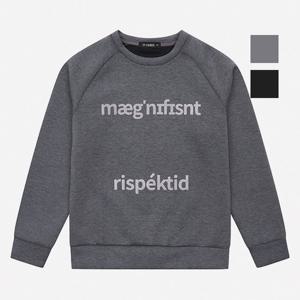 [뱅뱅] 공용 네오프랜 레터링 오버핏 맨투맨 (NTI628)