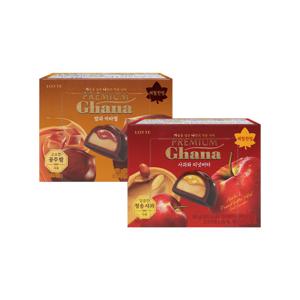 롯데웰푸드 프리미엄 가나 밤과 카라멜 68g + 사과와 피넛버터 68g