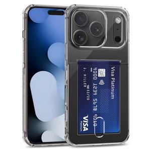 아이폰17 에어 프로 맥스 카드 수납 포켓 젤리 범퍼 투명 케이스