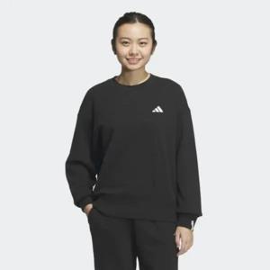 아디다스긴팔티 KQJ JW4510 에센셜 플러스 스몰 로고 프렌치 테리 크루넥 스웨트셔츠