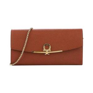 페라가모 간치니 카프스킨 미니 숄더백 브라운 212965-758672