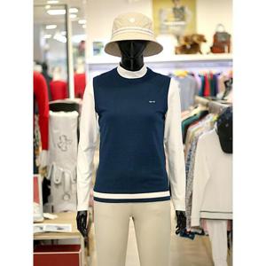 루이까스텔 세이브존03 여성 골프 가을 겨울 스탠다드 컬러 라운드 니트 베트스 조끼 AG7LDVT901A