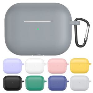 에어팟 프로3세대 파스텔 슬림 일체형 실리콘 카라비너 케이스