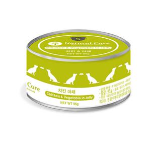 네츄럴코어 치킨 야채 캔 95g