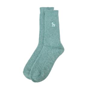 헤지스 골프 여성 25FW 터키쉬블루 여성 프리미엄 울 미들 삭스 HWSS5F702T3