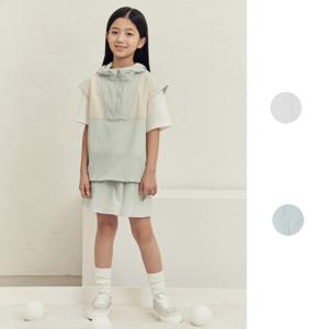 탑텐키즈 MKF3RS2412 여아 밸런스 나일론 스판 아노락 셋업 스코츠