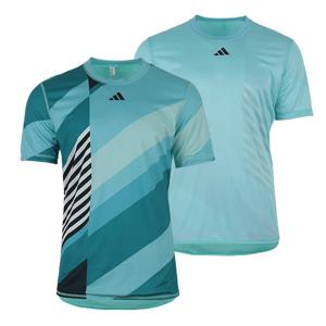 아디다스 남성 프리리프트 양면 테니스 티셔츠 IK9525