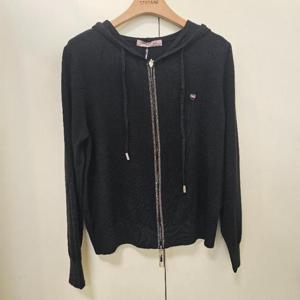 스테파니 HC07 지퍼 핫픽스 에그 하트 집업 후두 가디건 A25SW5311