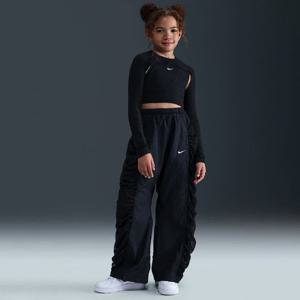 나이키키즈바지 OQC HQ9460-010 스포츠웨어 여아 우븐 팬츠