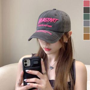 빈티지모자 빈티지 아메리칸 볼캡 1P 데일리 레터링 스티치 모자