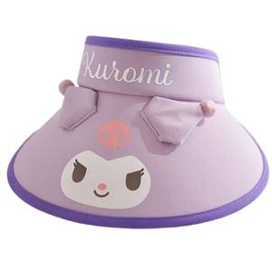 산리오썬바이저 산리오 쿠로미 입체 썬캡 1P UV 차단 여름 썬바이저