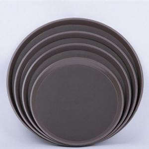 논슬립 쟁반 카페 트레이 원형 쟁반 PC 쟁반 40.5cm 주방용품 쟁반접시 다용도트레이 가정용트레이 업소용