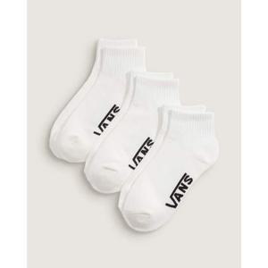 반스 클래식 쿼터 크루 삭스 (3켤레) VN000QBXWHT