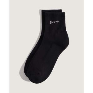 반스 클래식 스크립트 하프 크루 삭스 VN000QBJBLK