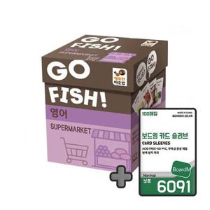 [보드엠팩토리]행복한바오밥 고피쉬 영어 슈퍼마켓 + 슬리브 6091 보통