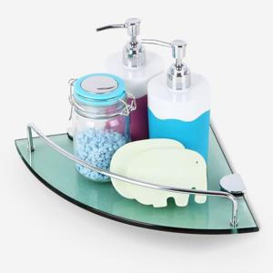 LHS 코너선반 욕실 벽선반 유리 화장실 욕실장 수납